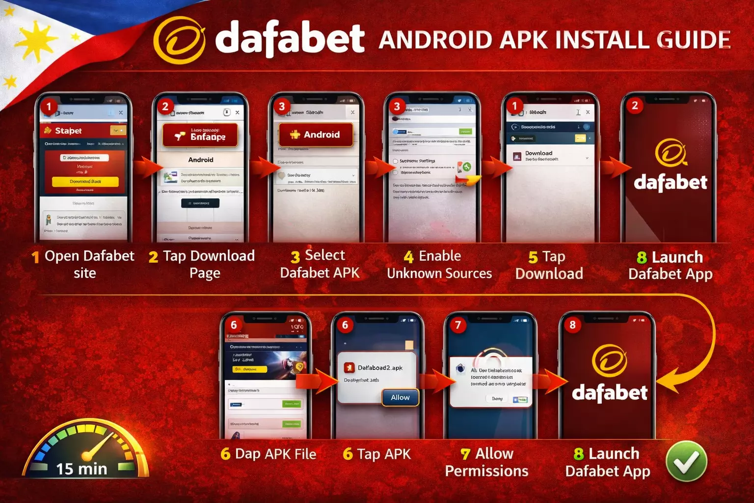 Dafabet APK Installation